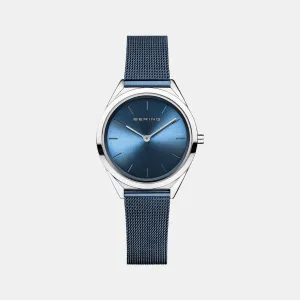 Women's Blue Analog Stainless Steel Watch 17031-307