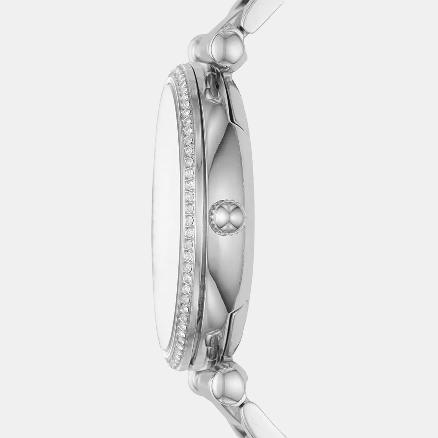 Women's Silver Analog Stainless Steel Watch ES4341