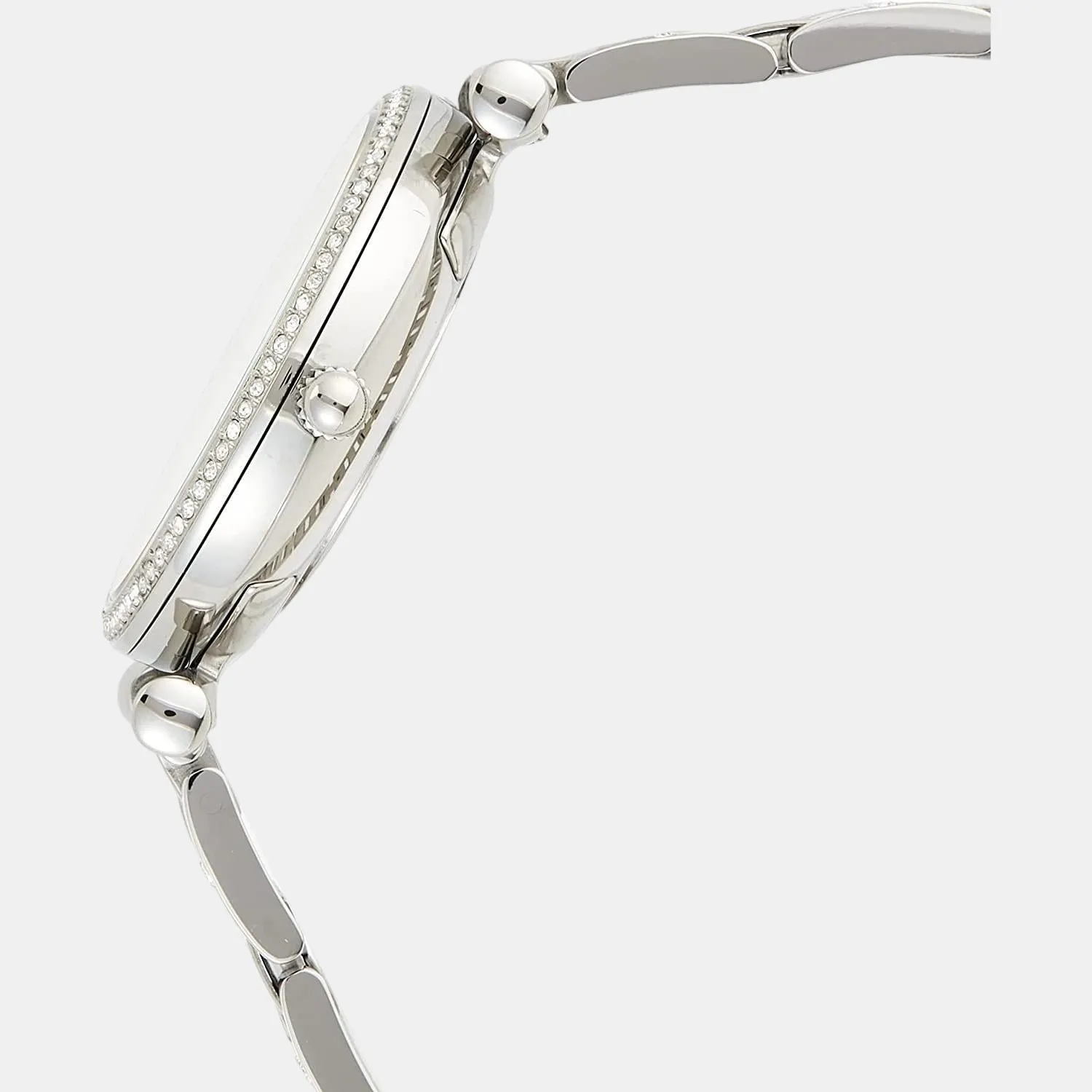 Women's Silver Analog Stainless Steel Watch ES4341