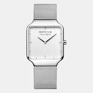 Women's White Analog Stainless Steel Watch 15832-004