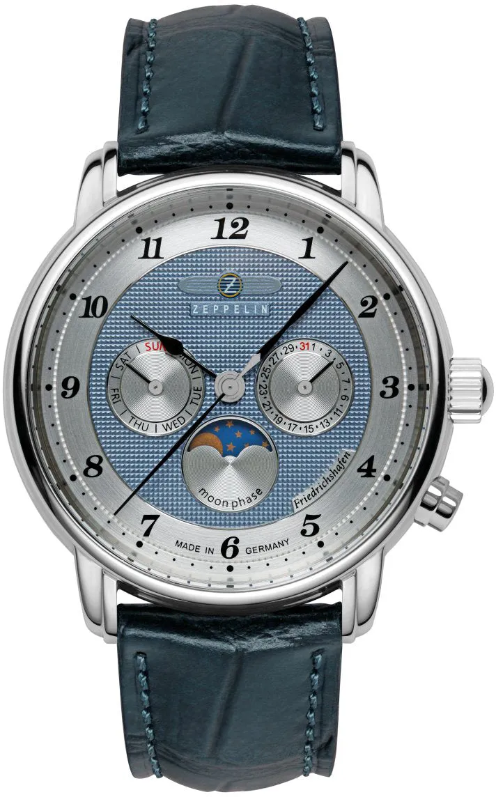 Zeppelin Friedrichshafen Quartz Moon Phase Watch